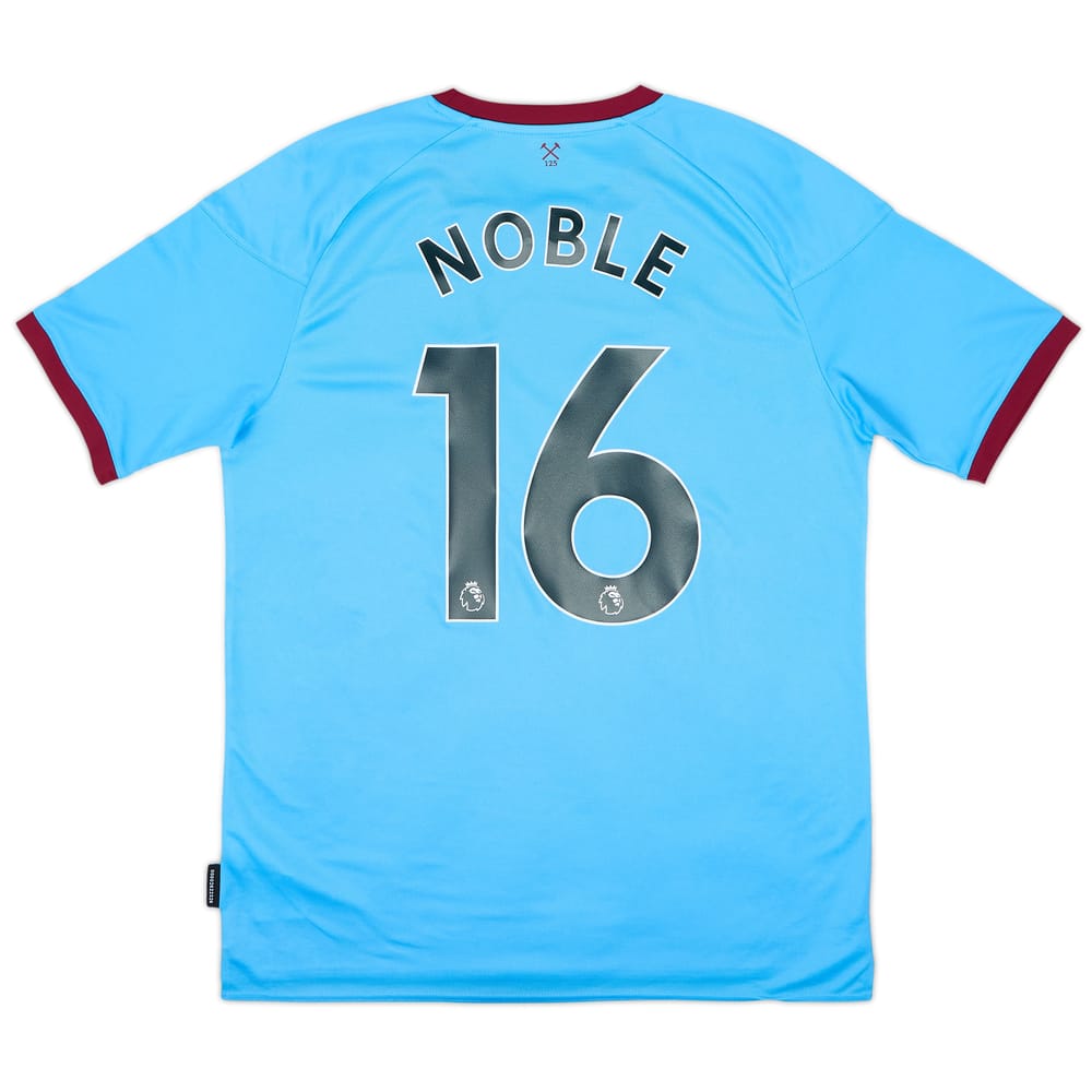 2020-21 West Ham Away Shirt Noble #16 - 9/10 - (L)