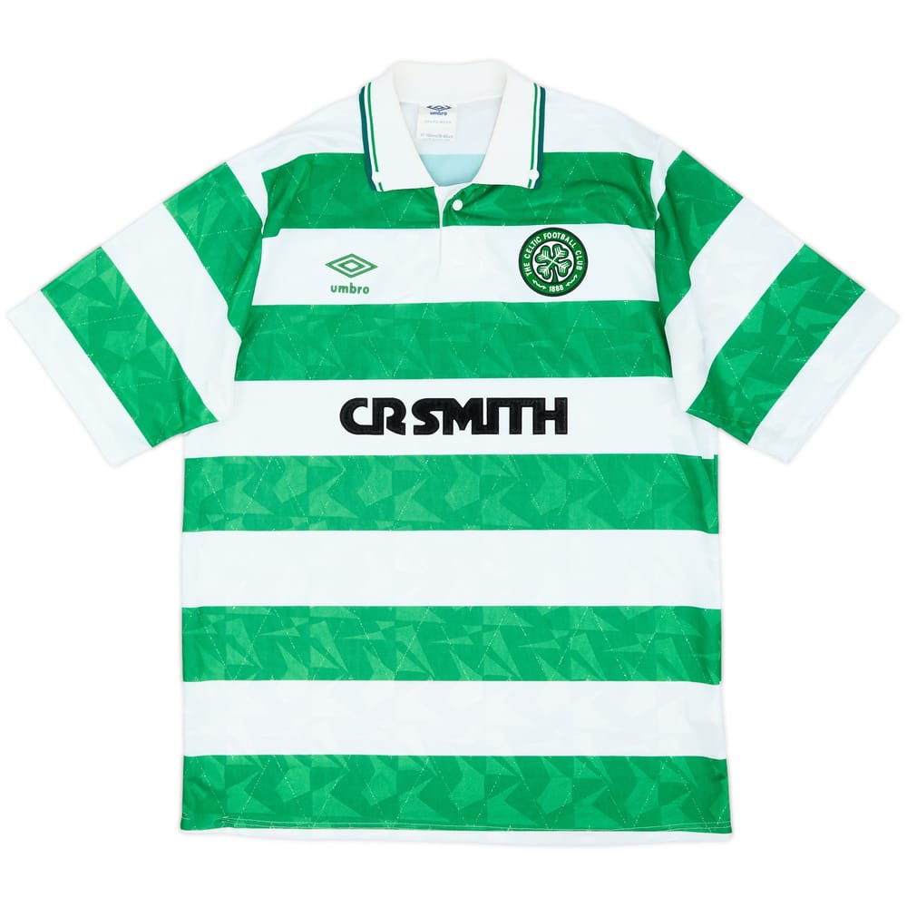 1989-91 Celtic Home Shirt - 8/10 - (M)