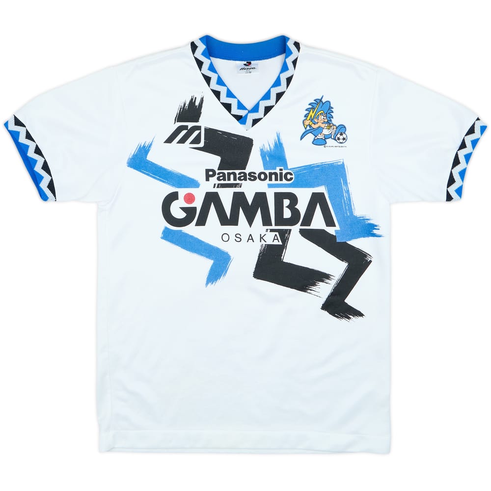 1993-95 Gamba Osaka Mizuno Training Shirt - 7/10 - (M)