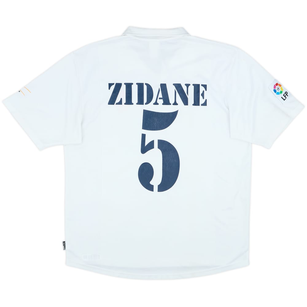 2002-03 Real Madrid Centenary Home Shirt Zidane #5 - 6/10 - (L)