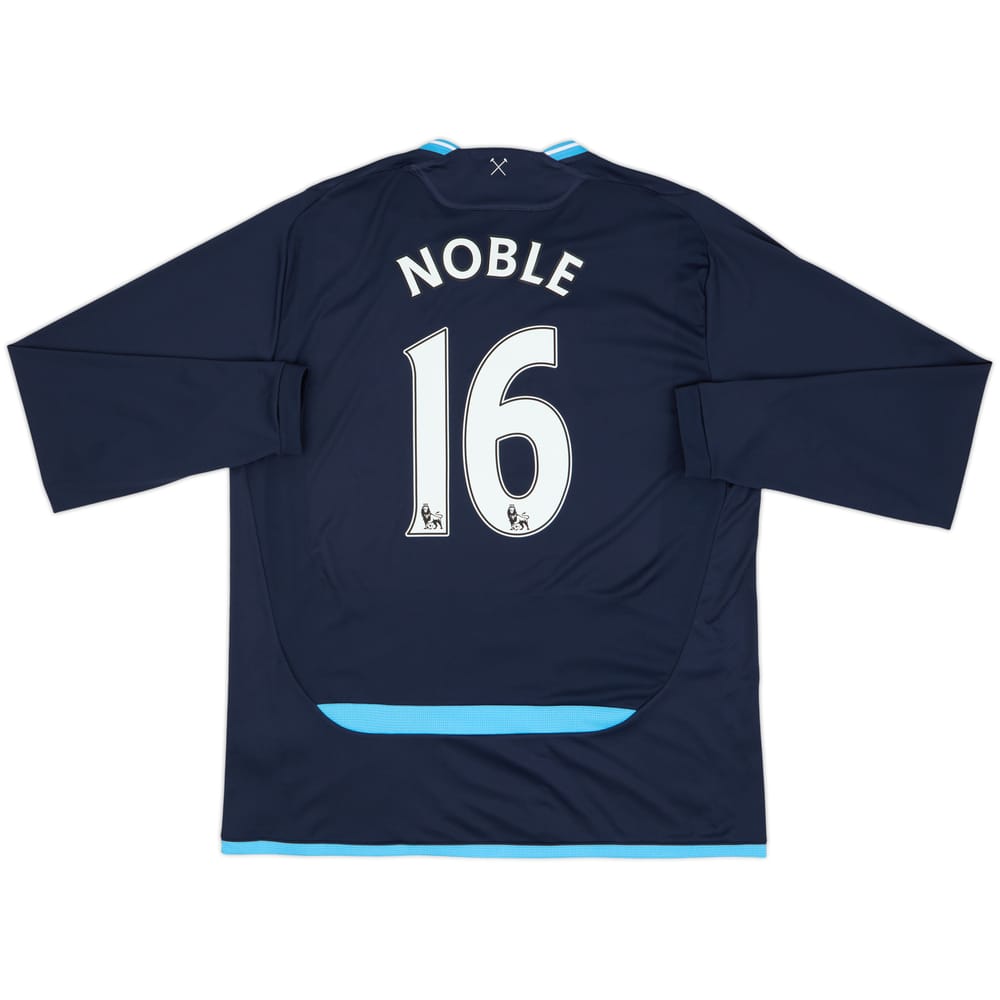 2009-10 West Ham Away L/S Shirt Noble #16 - 9/10 - (XL)