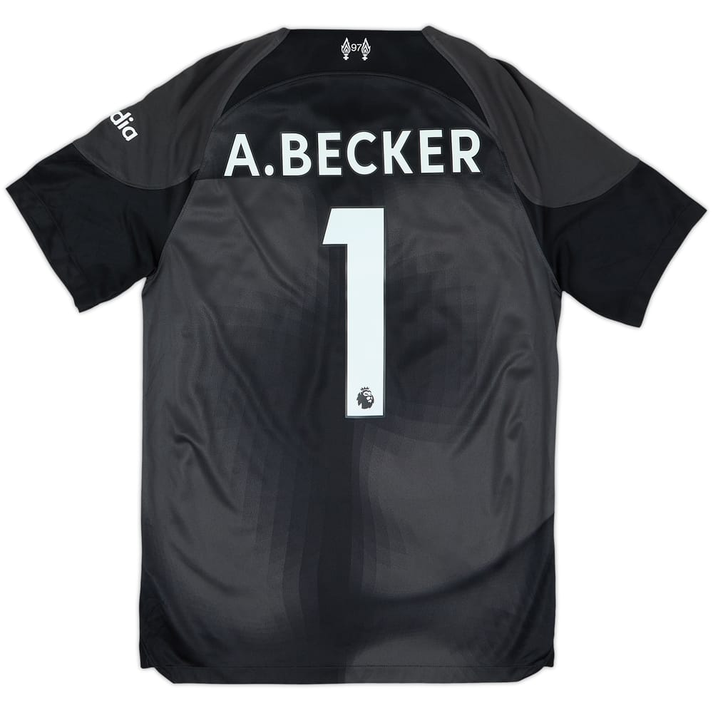 2022-23 Liverpool GK Shirt A.Becker #1 - 6/10 - (S)