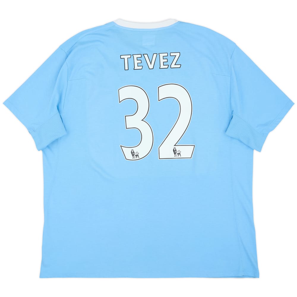 Camiseta de local del Manchester City 2009-10 Tevez #32 - 6/10 - (3XL)