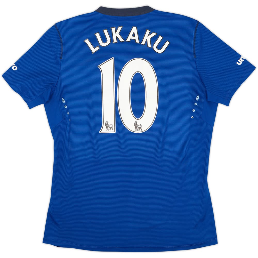 2014-15 Everton Home Shirt Lukaku #10 - 8/10 - (M)