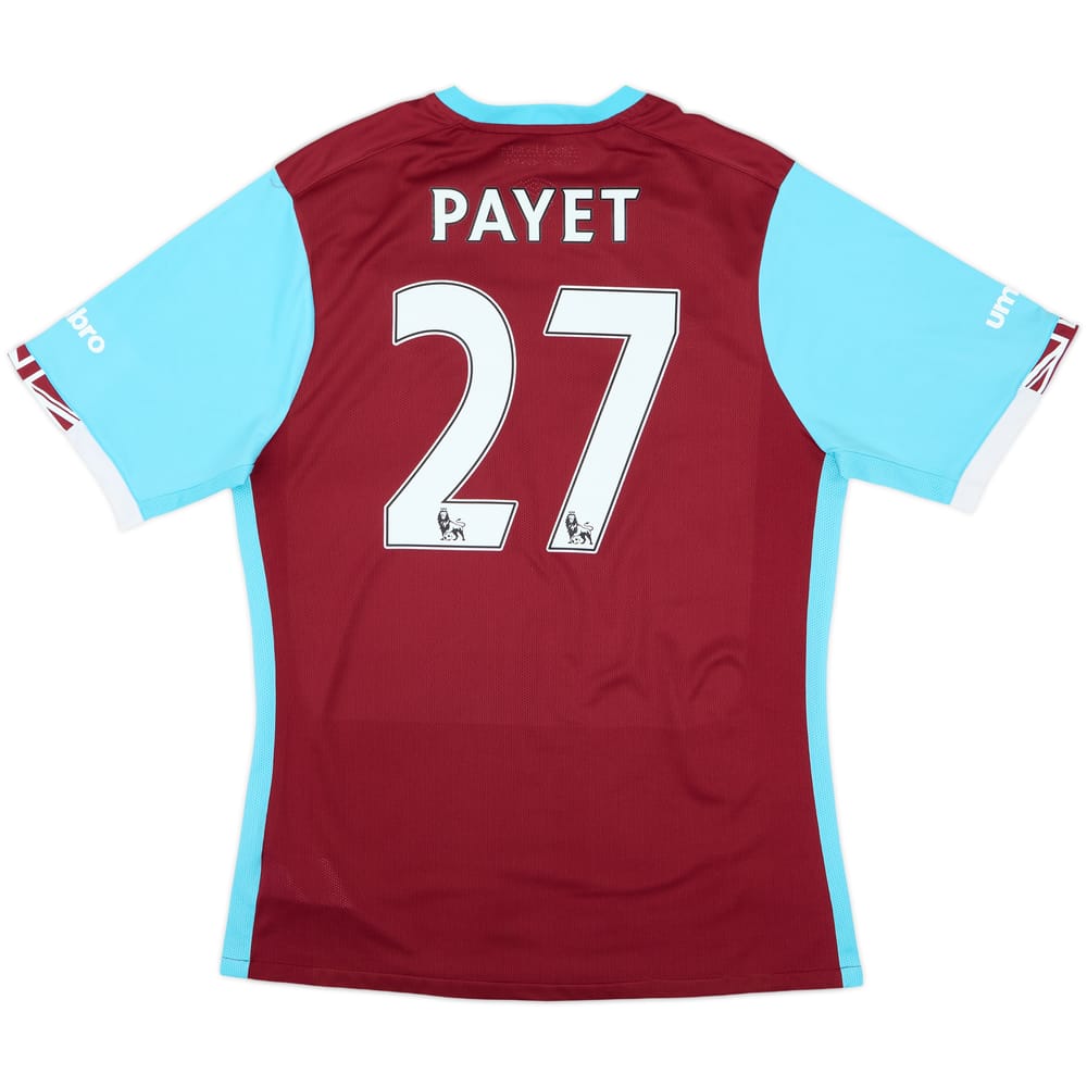 2016-17 West Ham Home Shirt Payet #27 - 6/10 - (Women's XL)