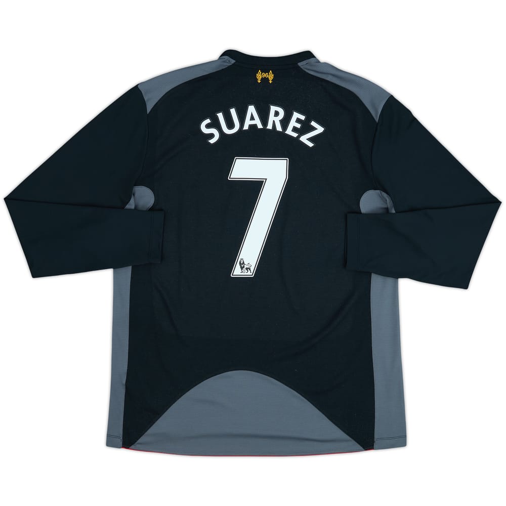 2012-13 Liverpool Away L/S Shirt Suarez #7 - 7/10 - (L)