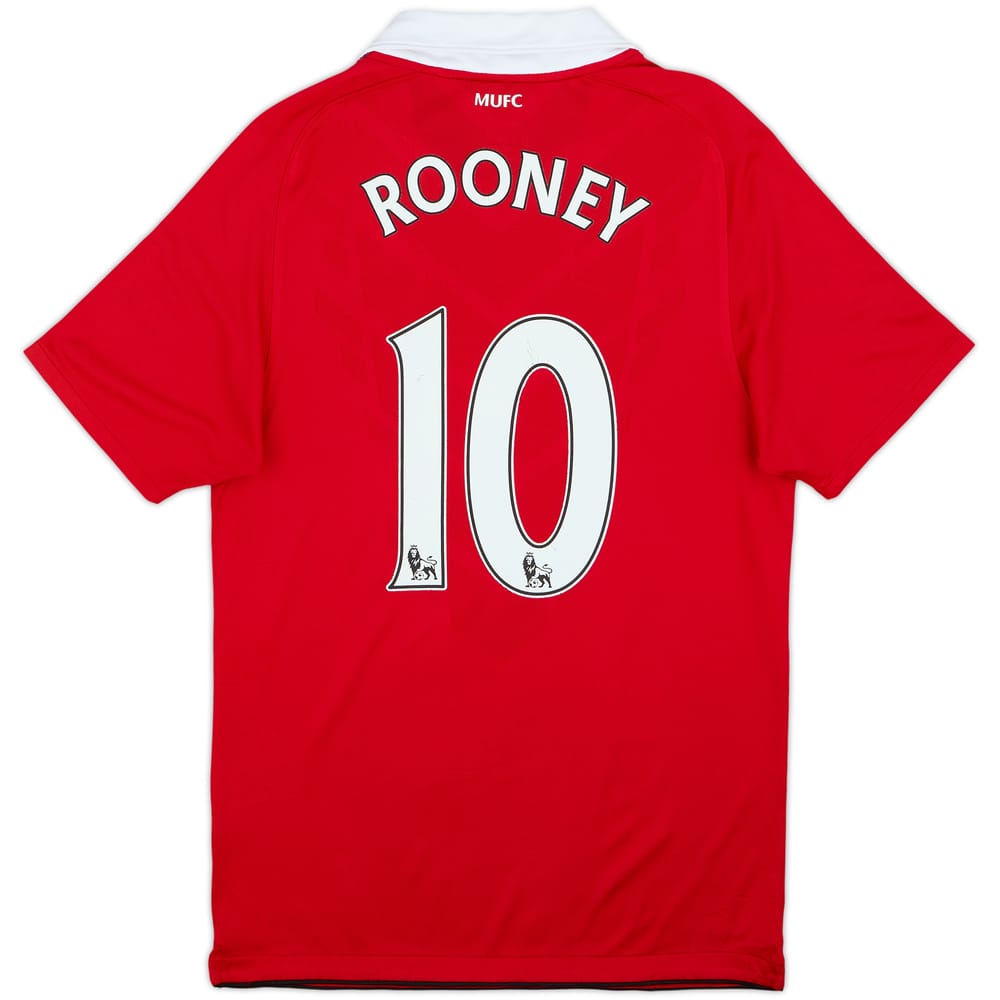 2010-11 Manchester United Camiseta Local Rooney #10 - 5/10 - (S)