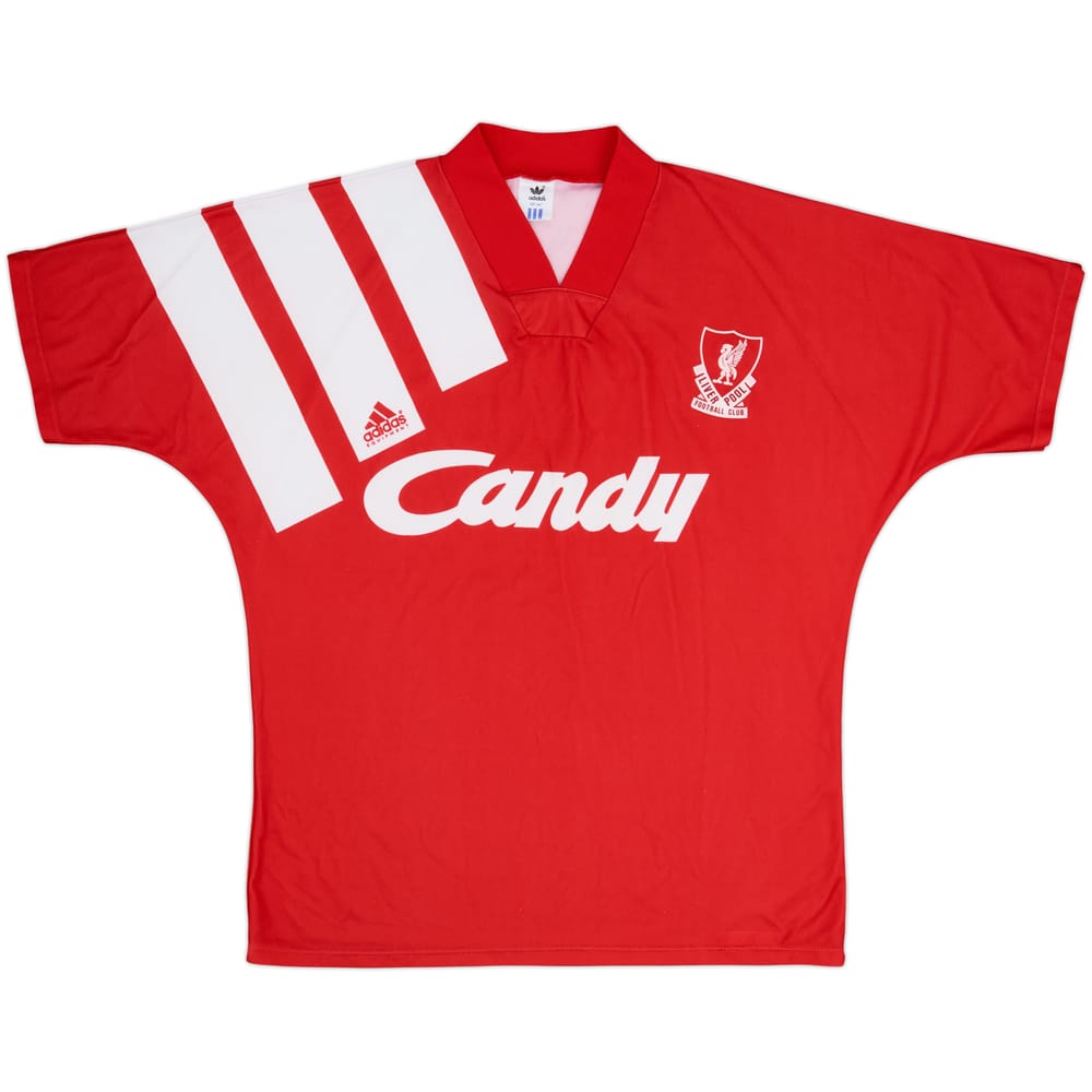 1991-92 Liverpool Home Shirt - 8/10 - (L)