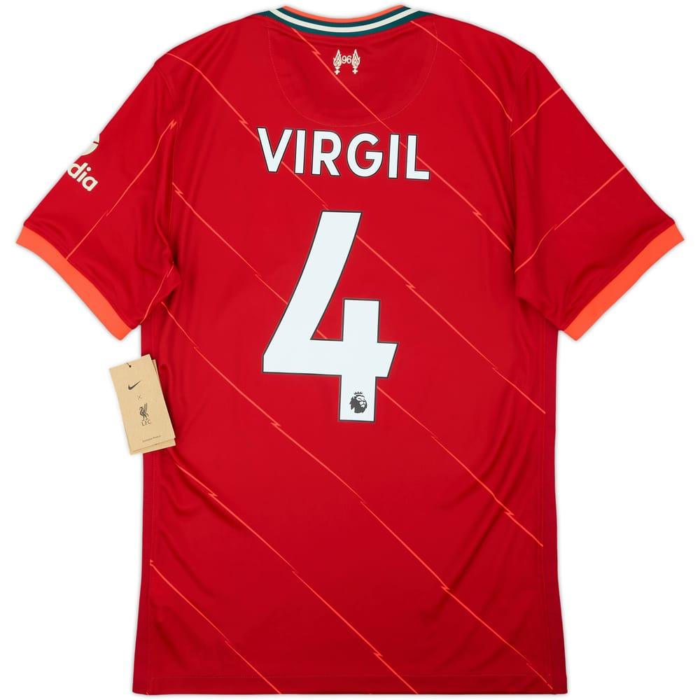 2021-22 Liverpool Home Shirt Virgil #4 (S)