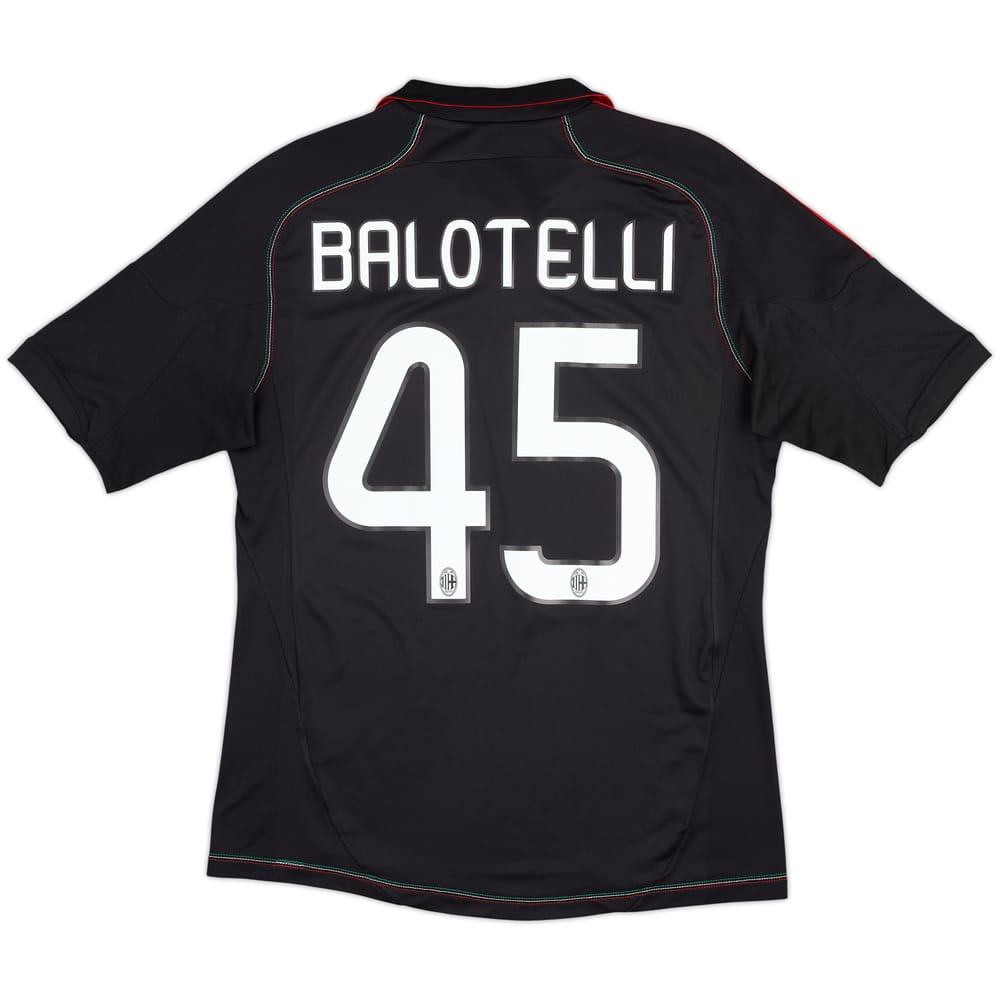 2012-13 AC Milan Third Shirt Balotelli #45 - 5/10 - (M)