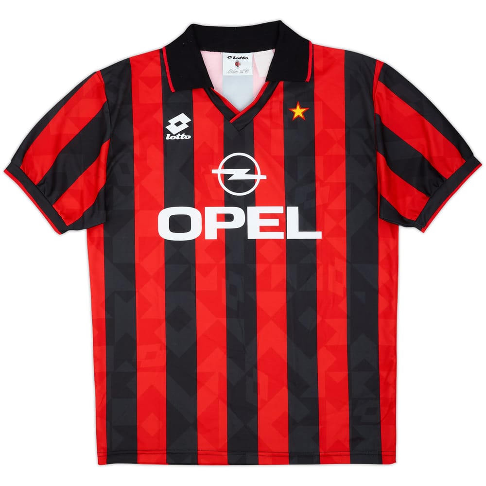 1994-95 AC Milan Home Shirt - 9/10 - (L)