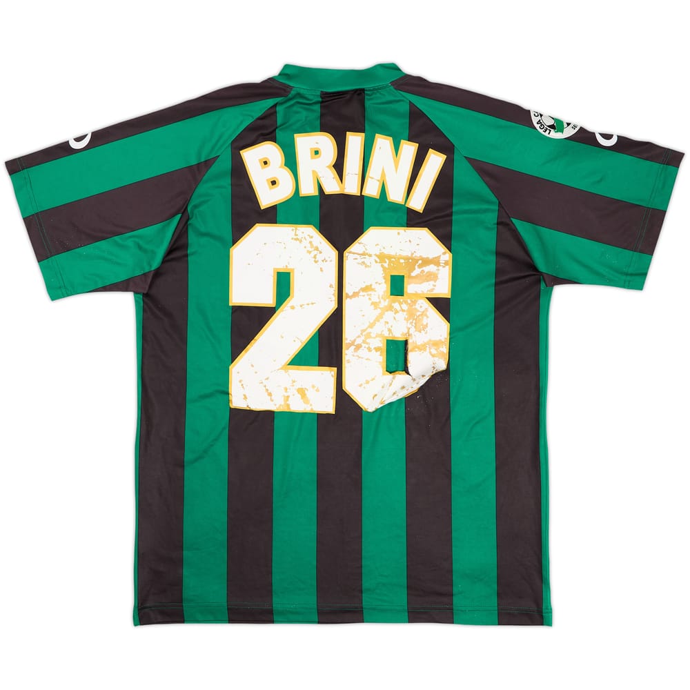2008-09 Sassuolo Match Issue Home Shirt Brini #26
