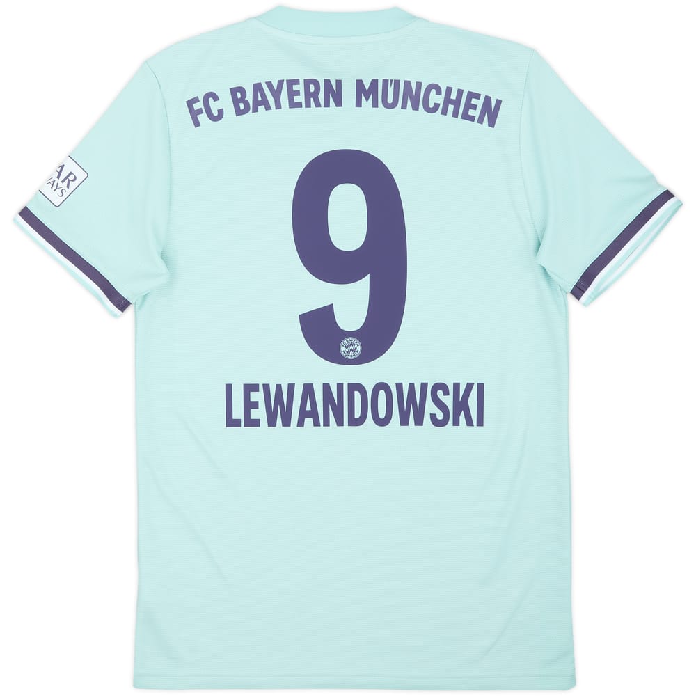 2018-19 Bayern Munich Away Shirt Lewandowski #9 - 7/10 - (S)