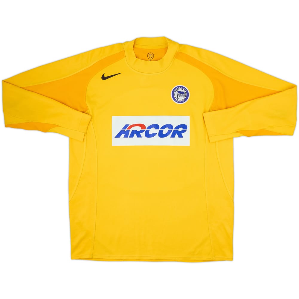 Camiseta de portero versión jugador del Hertha Berlin 2004-05 - 7/10 - (XXL)