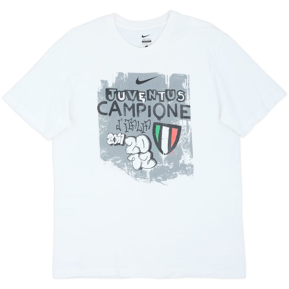 2011-12 Juventus Nike Graphic Tee - 8/10 - (L)