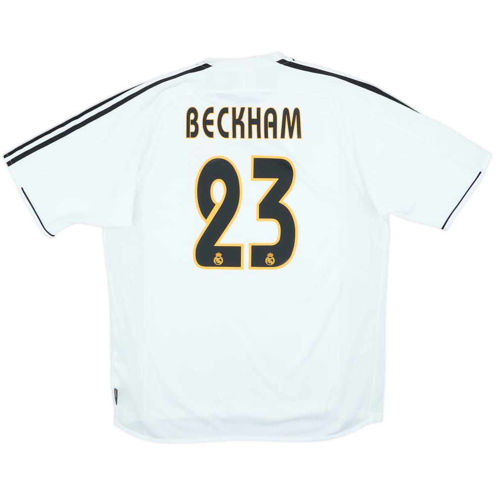 2003-04 Real Madrid Home Shirt Beckham #23 - 7/10 - (L)