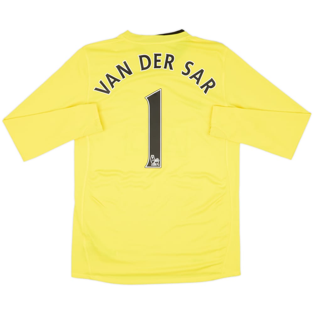 2008-09 Manchester United GK Shirt Van Der Sar #1 - 9/10 - (XL.Boys)