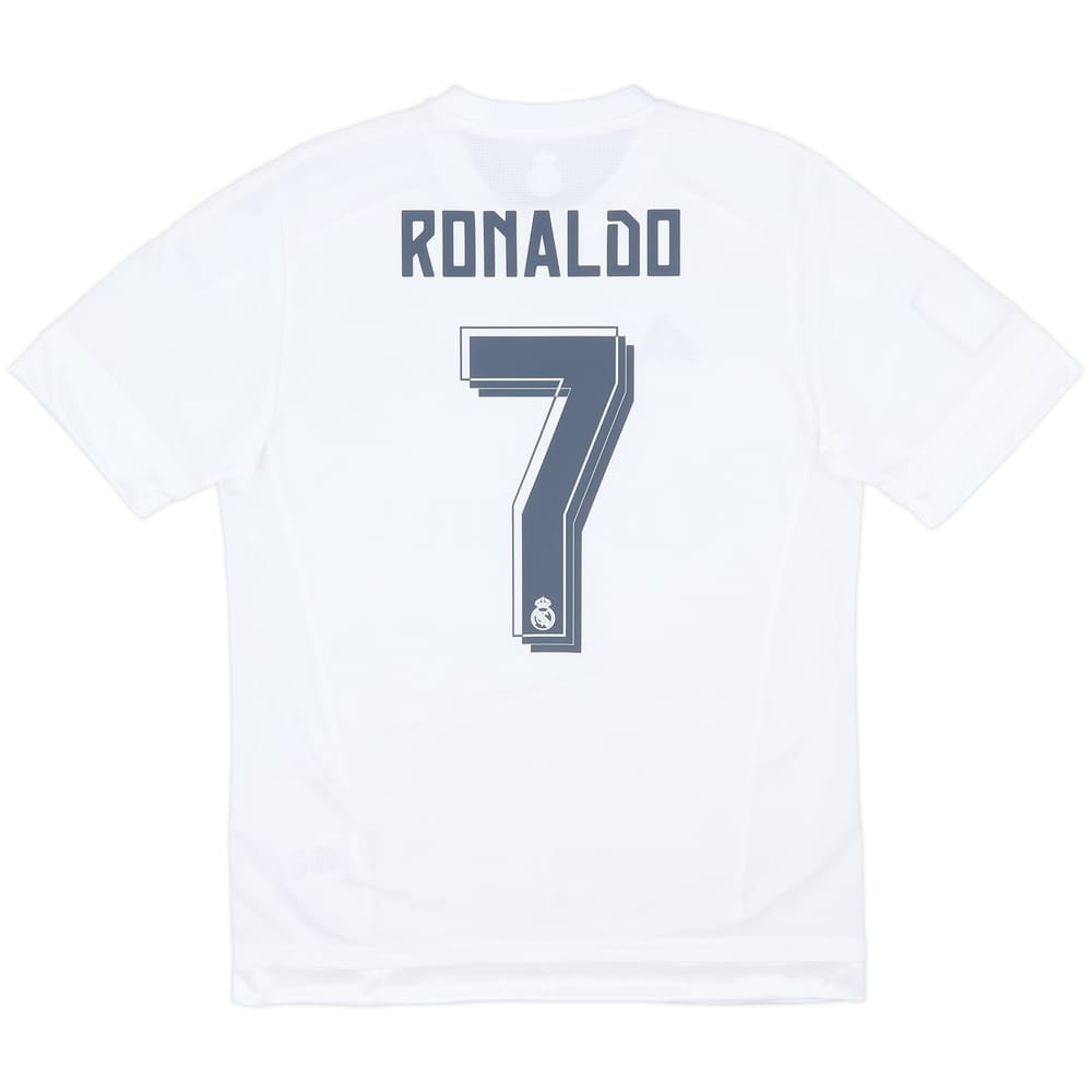 2015-16 Real Madrid Home Shirt Ronaldo #7 - 10/10 - (M)
