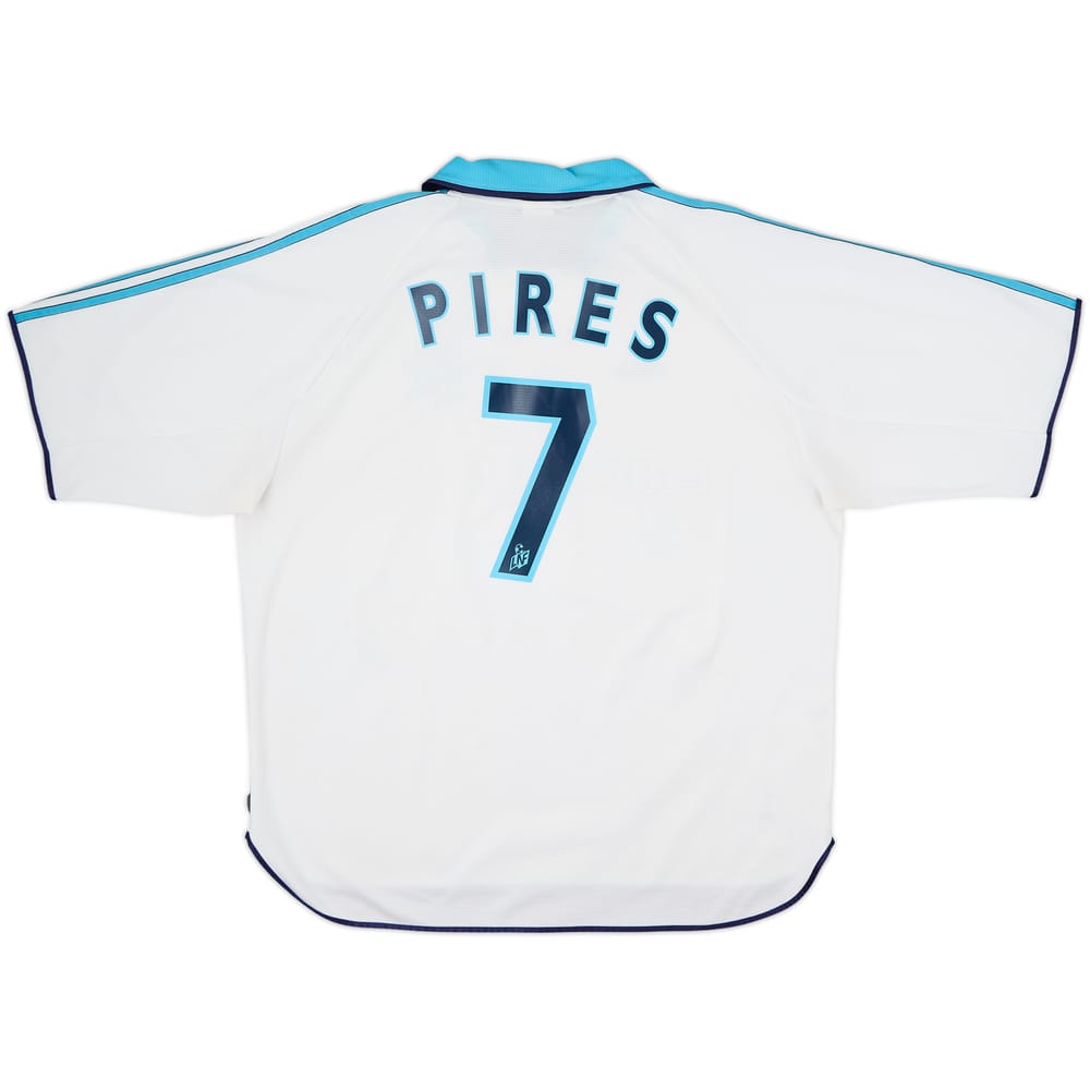 1999-00 Olympique Marseille Home Shirt Pires #7 - 6/10 - (XL)