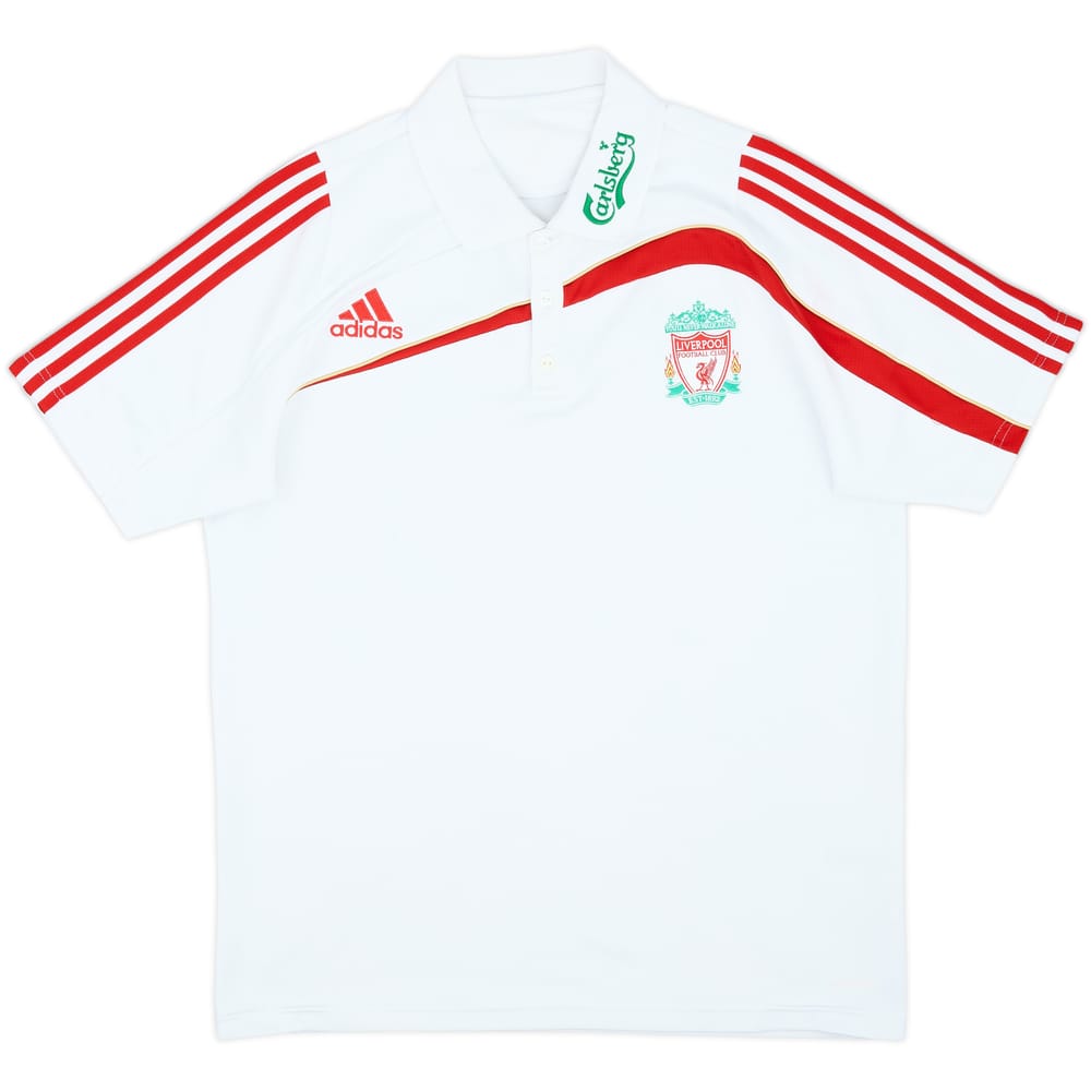 2009-10 Liverpool adidas Polo Shirt - 6/10 - (L)