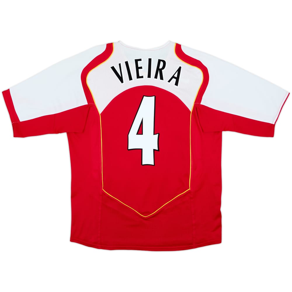 2004-05 Arsenal Home Shirt Vieira #4 - 8/10 - (L)