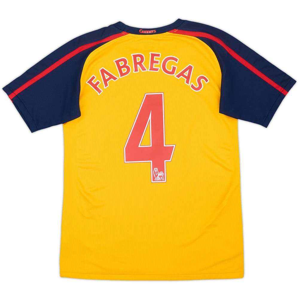2008-09 Arsenal Away Shirt Fabregas #4 - 8/10 - (L.Boys)