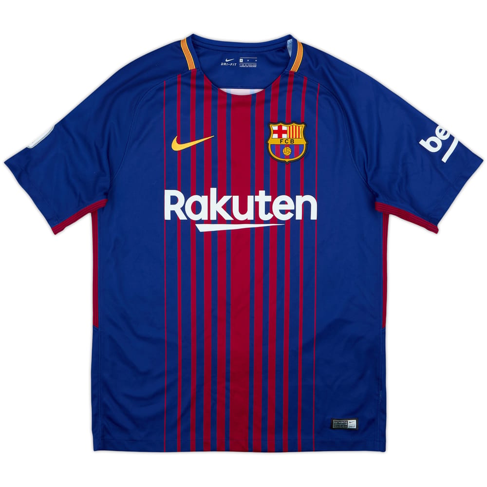 2017-18 Barcelona Home Shirt - 5/10 - (M)