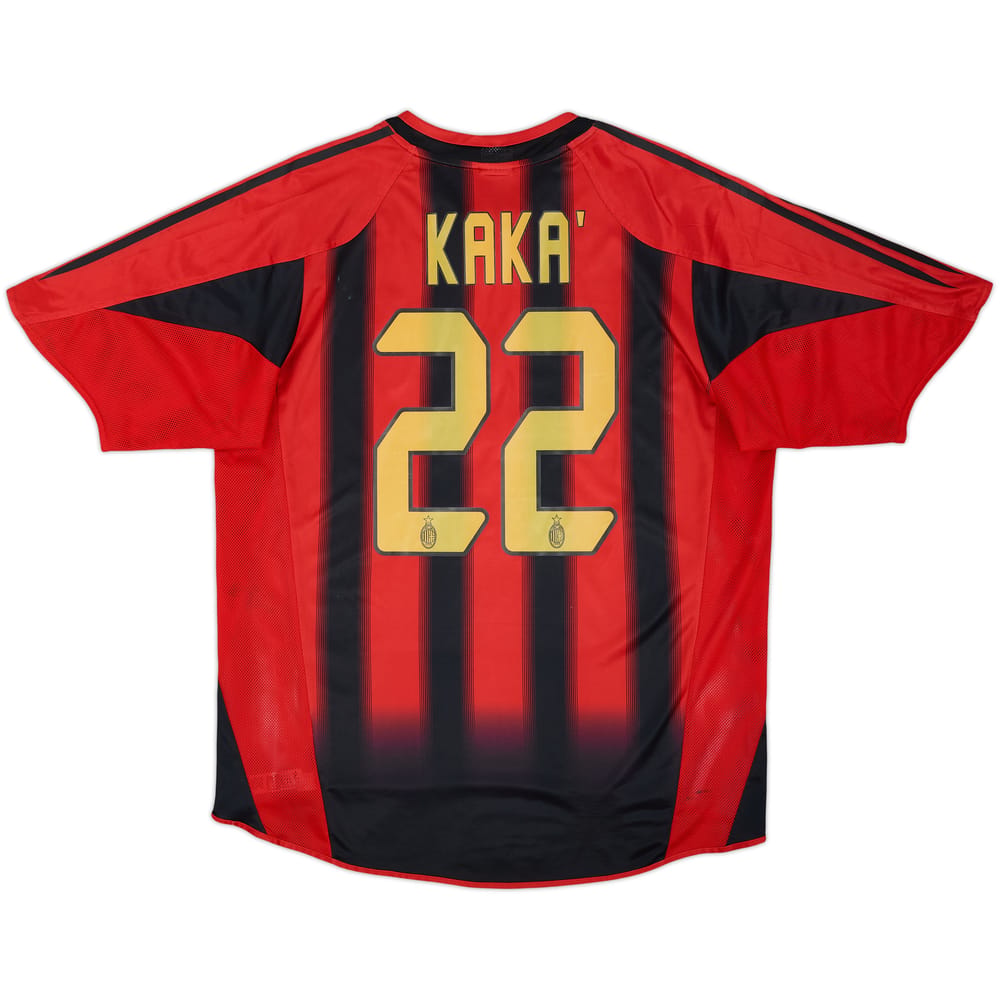 2004-05 AC Milan Home Shirt Kaka #22 - 5/10 - (L)