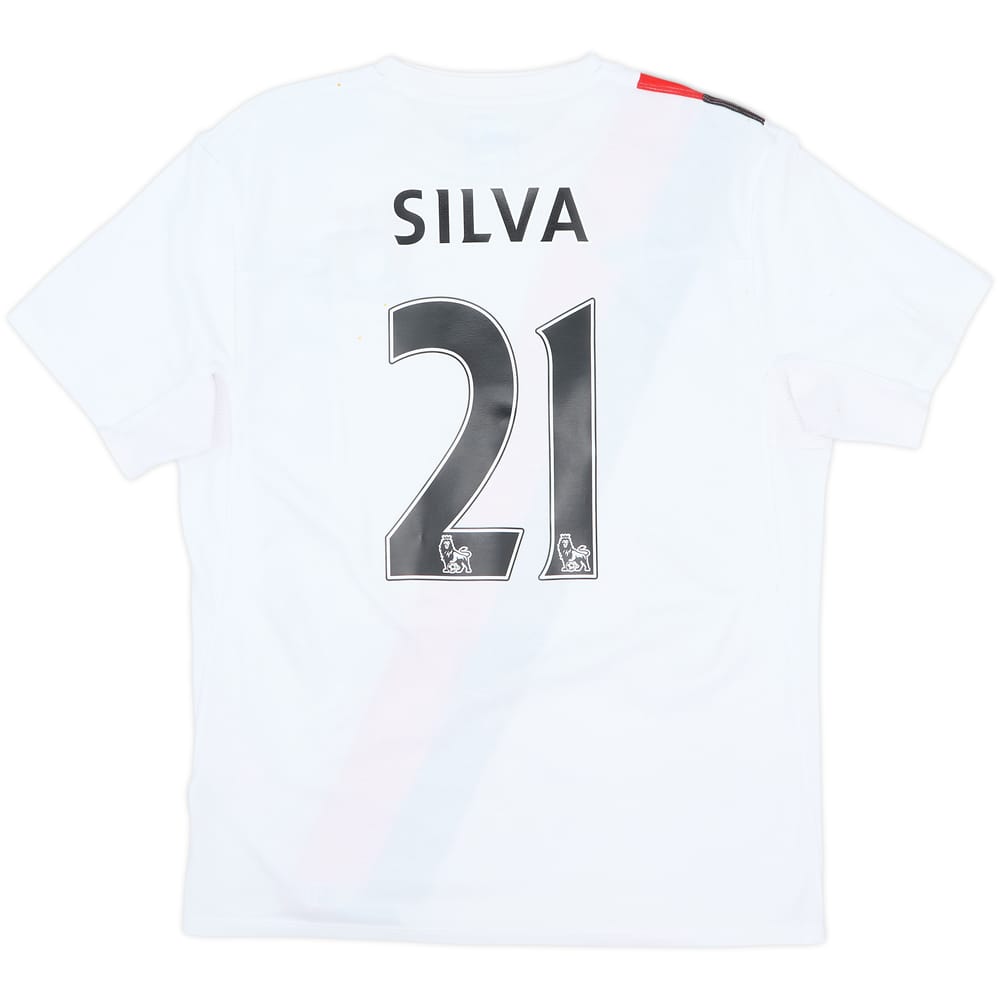 2009-11 Manchester City Third Shirt Silva #21 - 7/10 - (L)