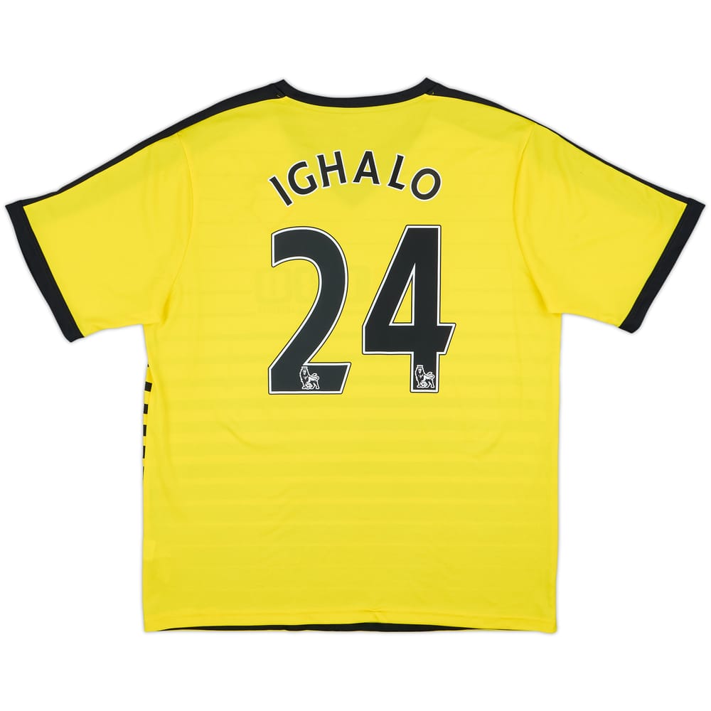 2015-16 Watford Home Shirt Ighalo #24 - 4/10 - (XL)