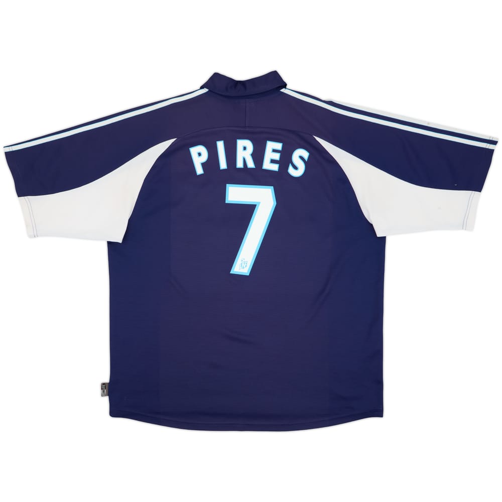 1999-00 Olympique Marseille Away Shirt Pires #7 - 6/10 - (XL)