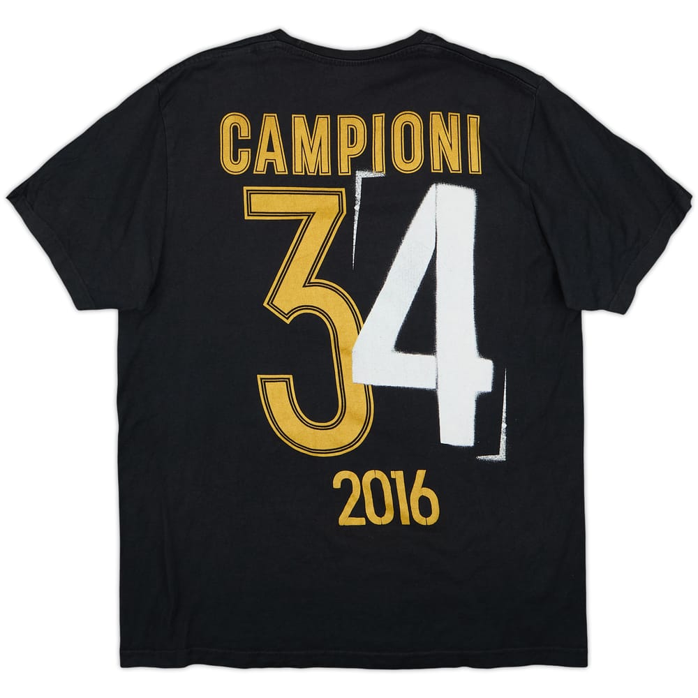 2015-16 Juventus adidas 'Campioni' Graphic Tee - 7/10 - (L)