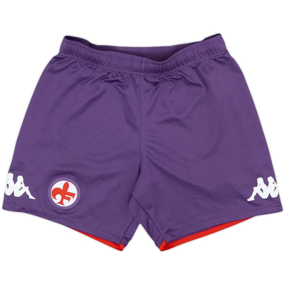 2021-22 Fiorentina Home Shorts - 8/10 - (M)