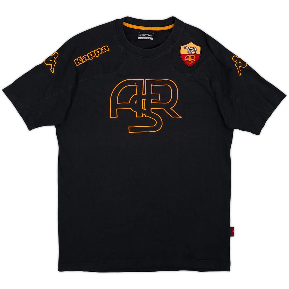 Camiseta de algodón Kappa del Roma 2009-10 - 5/10 - (L)