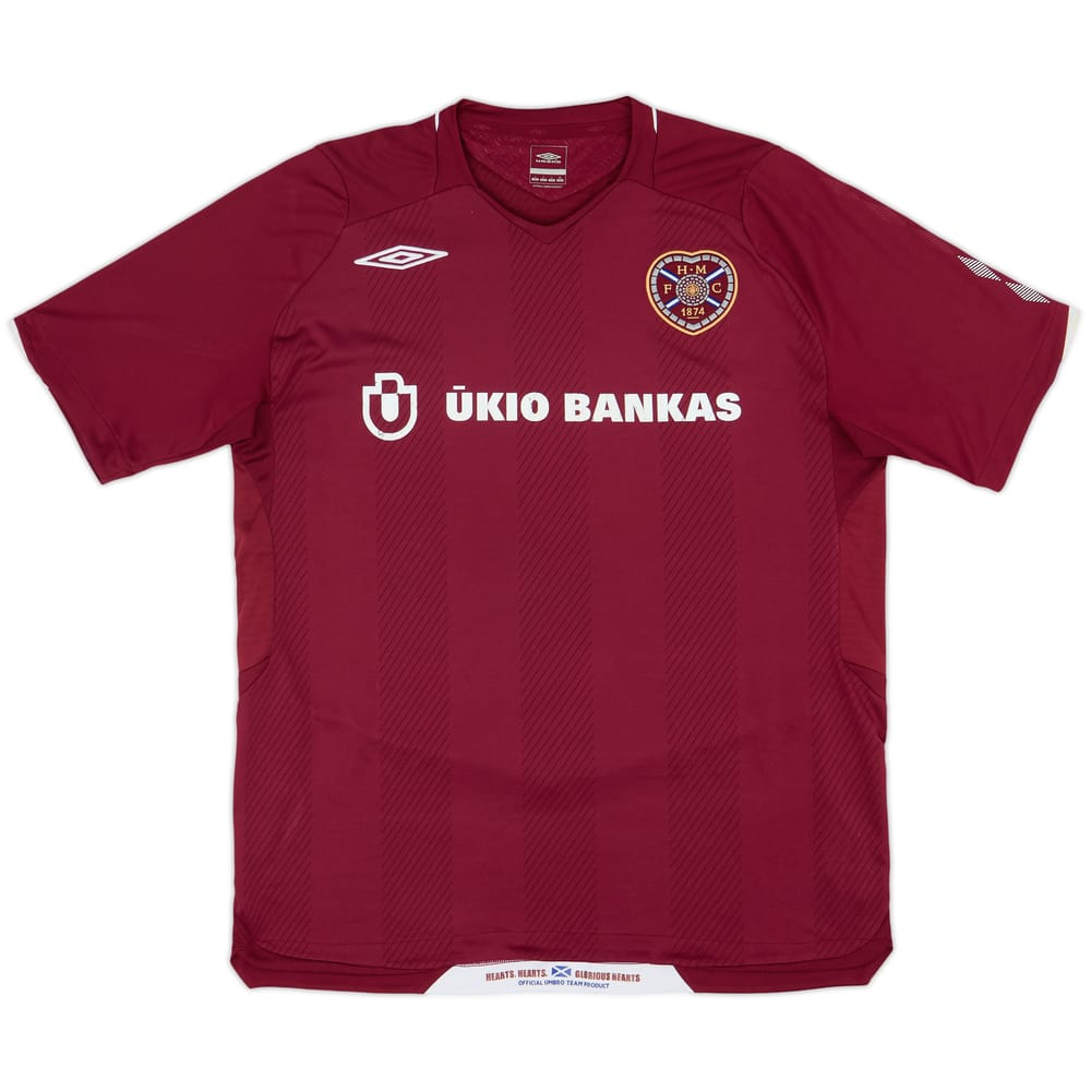 2008-09 Hearts Home Shirt - 7/10 - (L)