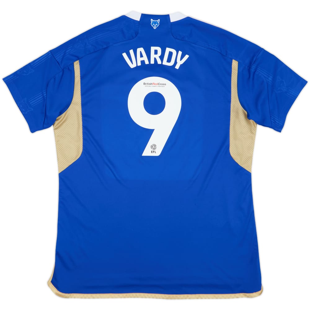 2023-24 Leicester Home Shirt Vardy #9 - 9/10 - (XL)