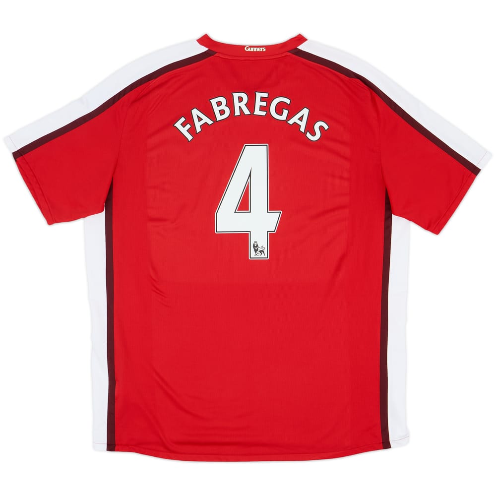 2008-10 Arsenal Home Shirt Fabregas #4 - 8/10 - (XXL)
