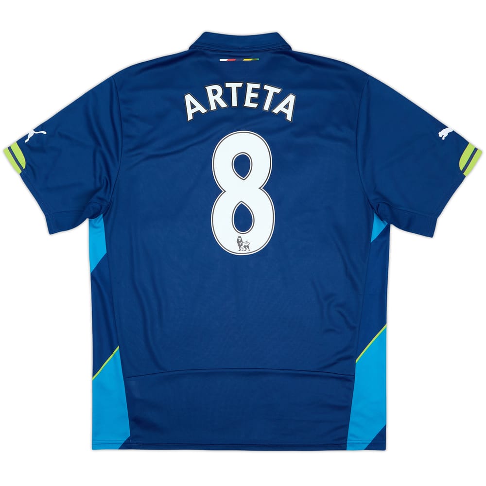 2014-15 Arsenal Third Shirt Arteta #8 - 8/10 - (L)