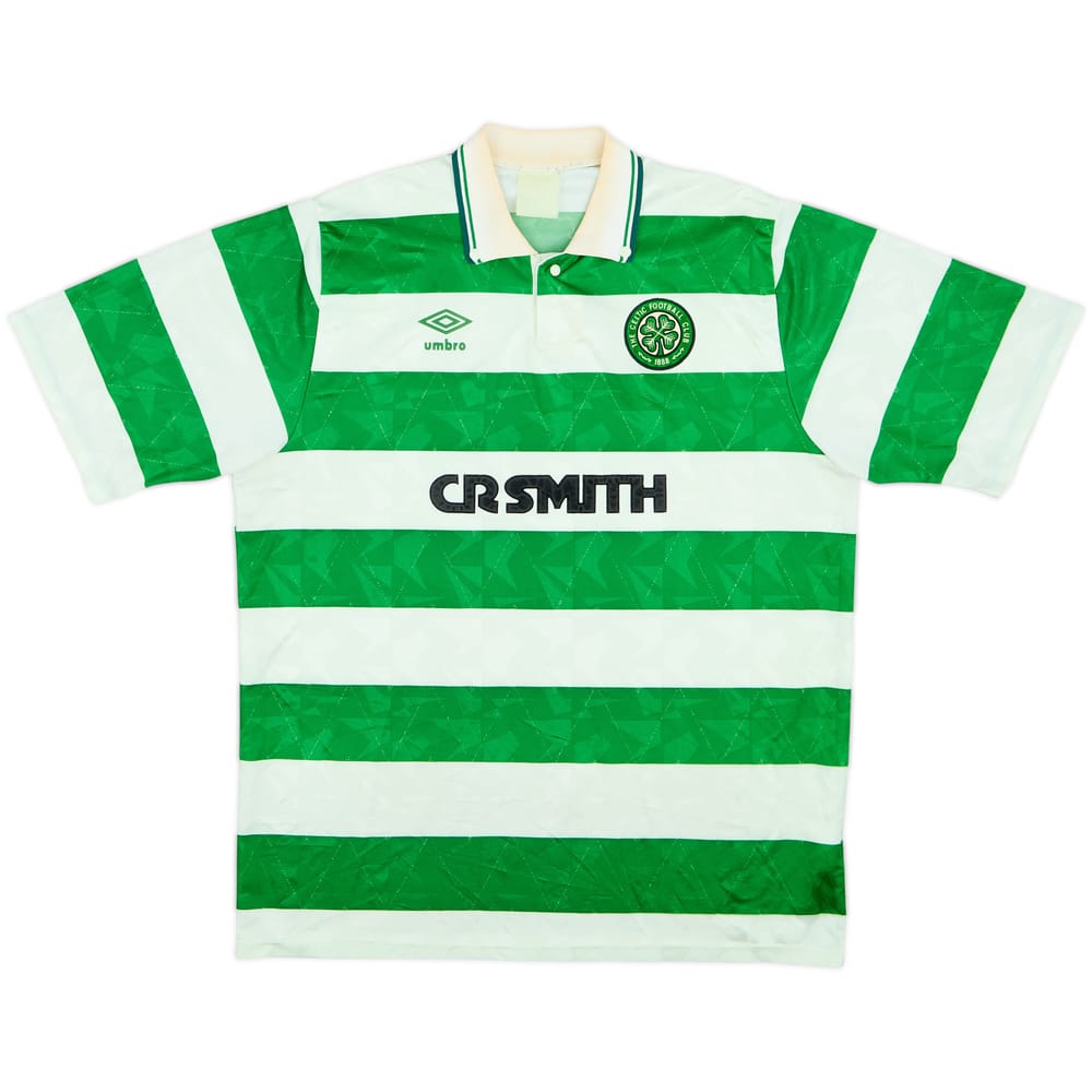 1989-91 Celtic Home Shirt - 6/10 - (XL)