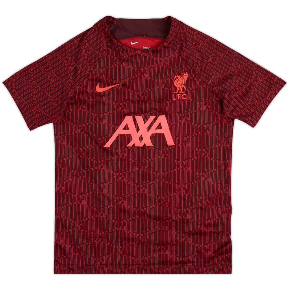 2022-23 Liverpool Nike Training Shirt - 8/10 - (L.Boys)