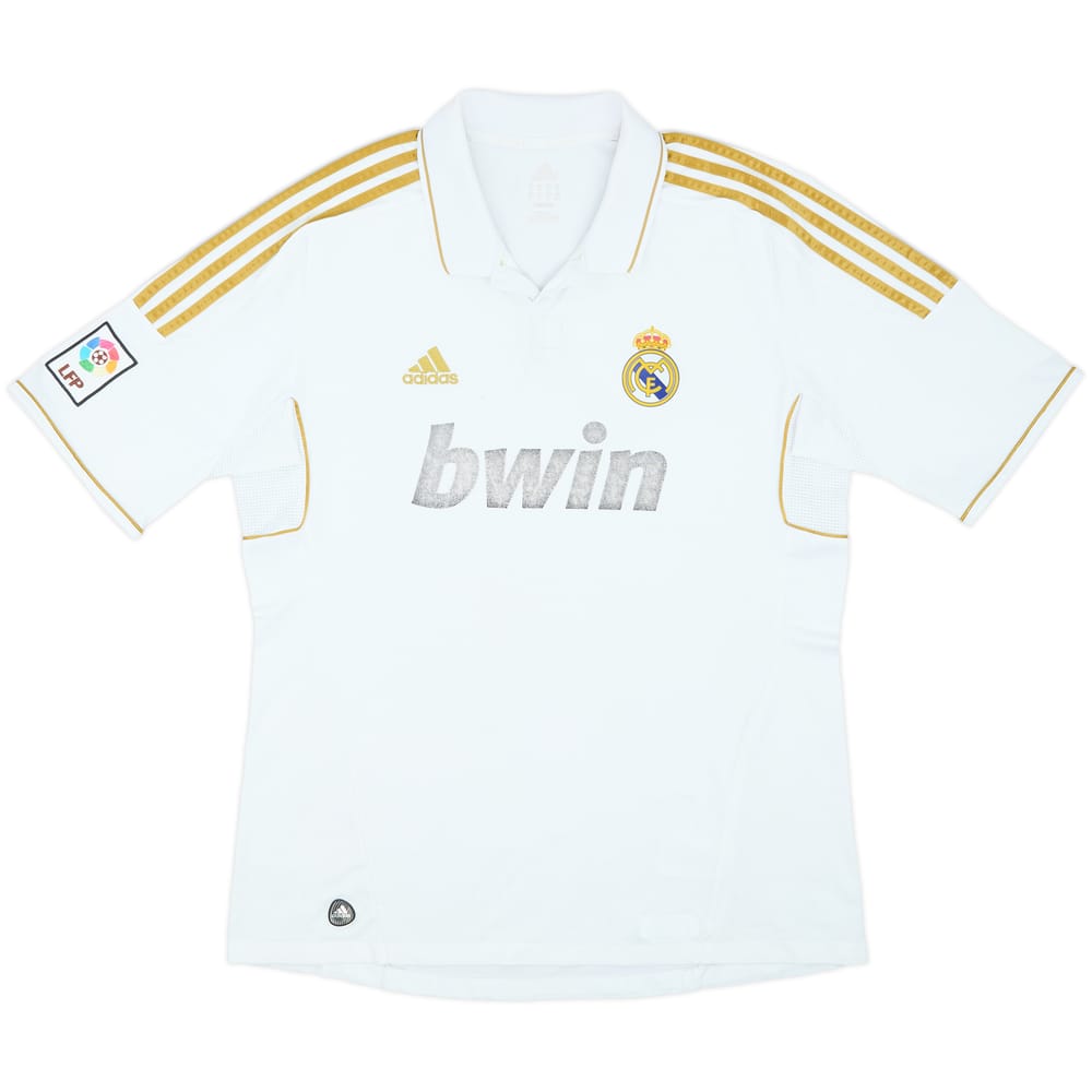 2011-12 Real Madrid Home Shirt - 4/10 - (XL)