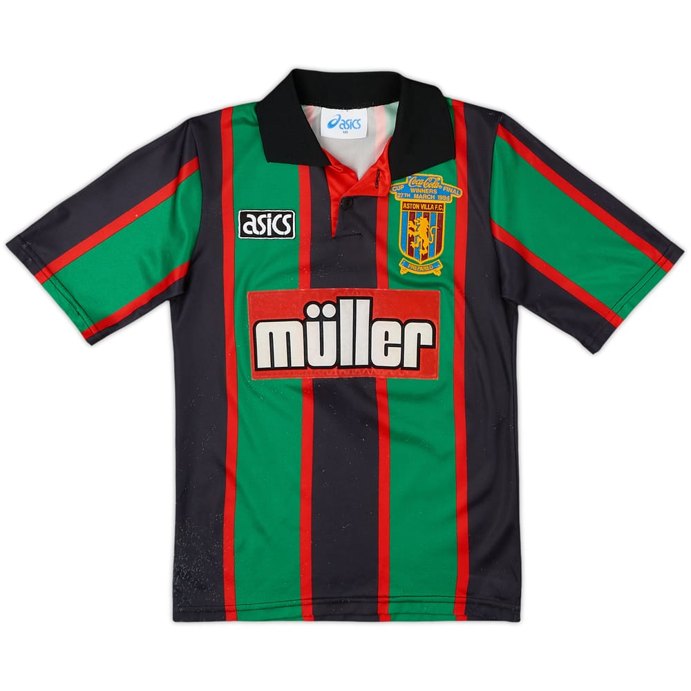 1993-95 Aston Villa 'Coca Cola Cup Winners 1994' Away Shirt - 6/10 - (M.Boys)