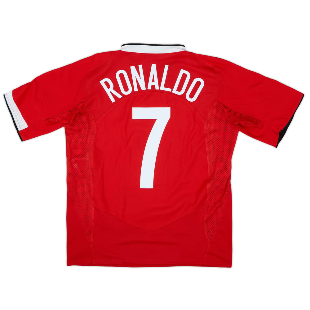 2004-06 Manchester United Home Shirt Ronaldo #7 - 8/10 - (M)
