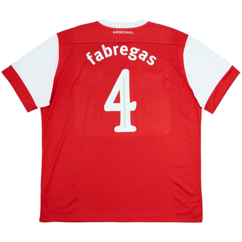 2010-11 Arsenal Home Shirt Fabregas #4 - 5/10 - (XXL)