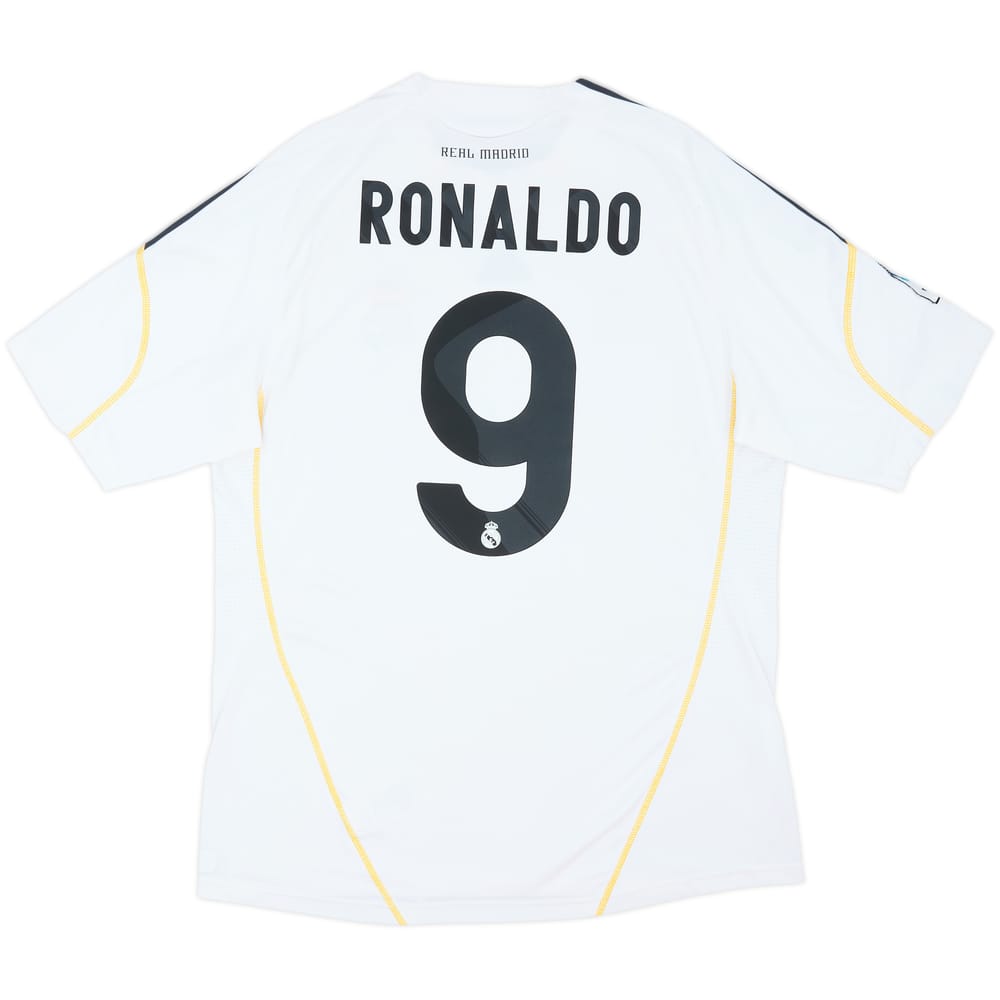 2009-10 Real Madrid Home Shirt Ronaldo #9 - 8/10 - (L)