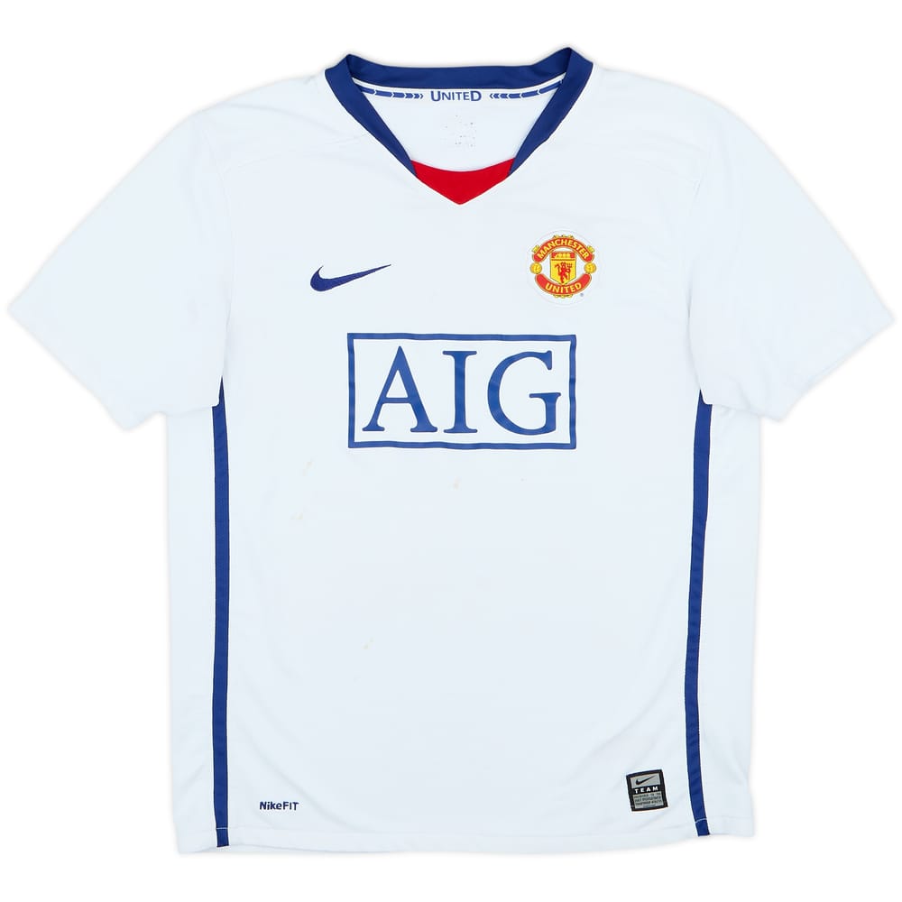 2008-10 Manchester United Away Shirt - 5/10 - (13-14 Years)