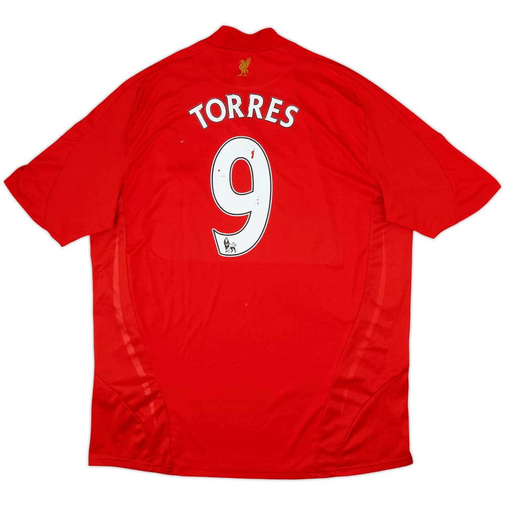 2008-10 Liverpool Camiseta de local Torres #9 - 5/10 - (XL)