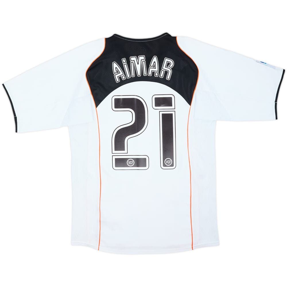 2004-05 Valencia Home Shirt Aimar #21 - 8/10 - (S)