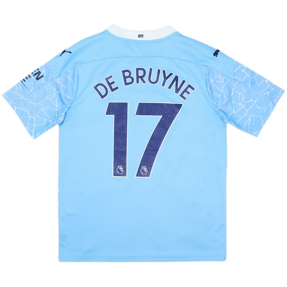 2020-21 Manchester City Home Shirt De Bruyne #17 - 6/10 - (S)