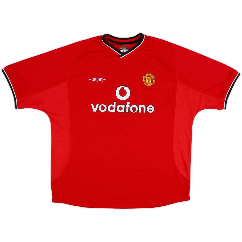 2000-02 Manchester United Home Shirt - 5/10 - (XXL)